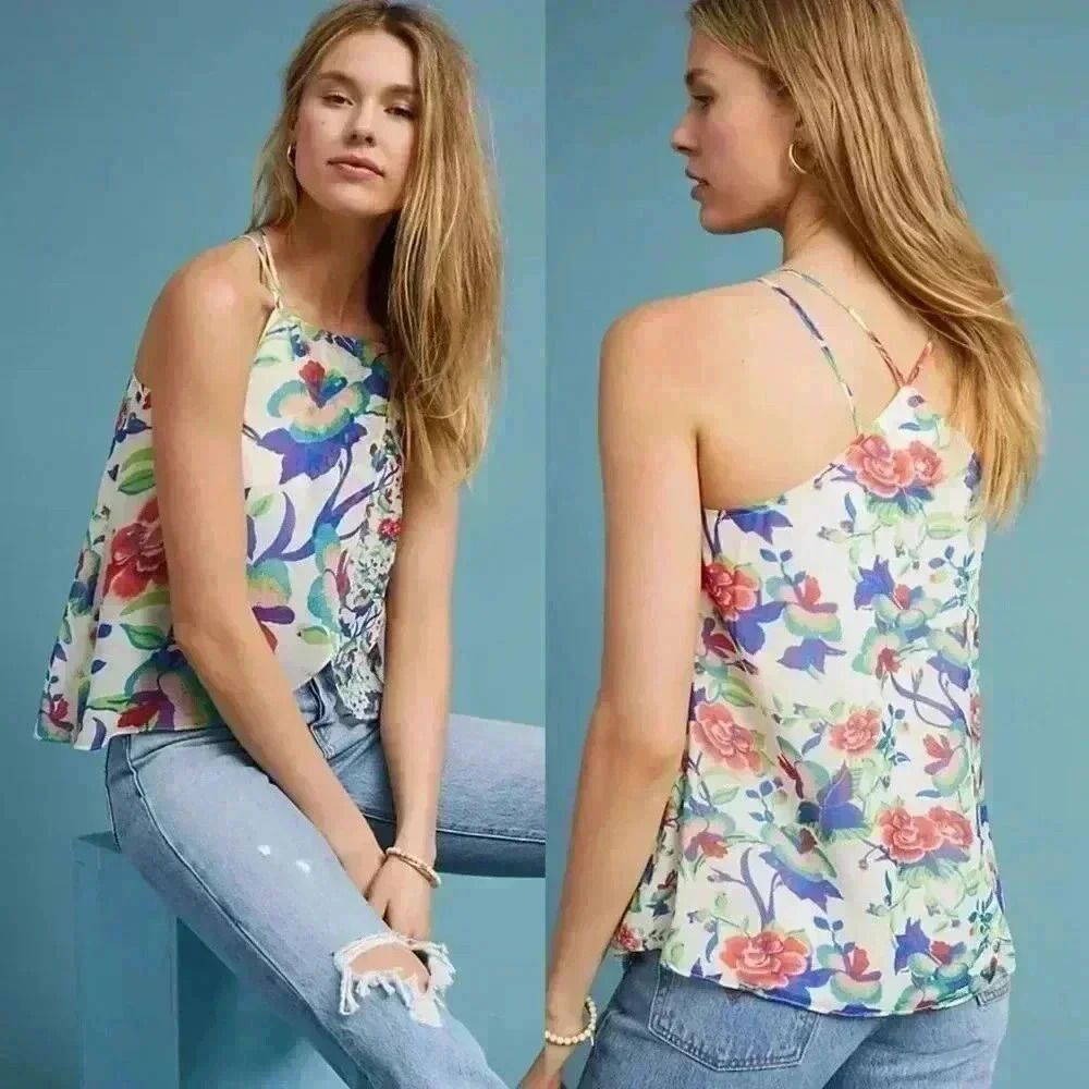 Anthropologie Maeve St. Lucia Blouse Size XS NWOT $88